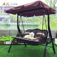 质凡户外秋千摇篮椅吊椅成人室外摇椅阳台吊床铁艺庭院荡秋千摇椅