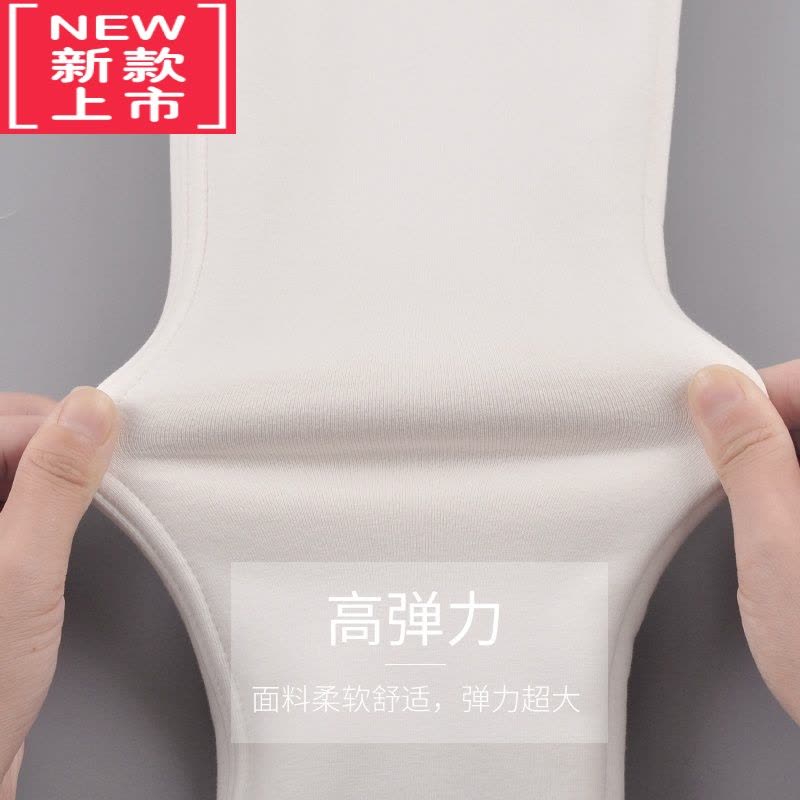 可莉允女童加绒裤子秋冬加厚保暖铅笔裤中大童特厚一体绒白色儿童打底裤保暖裤图片