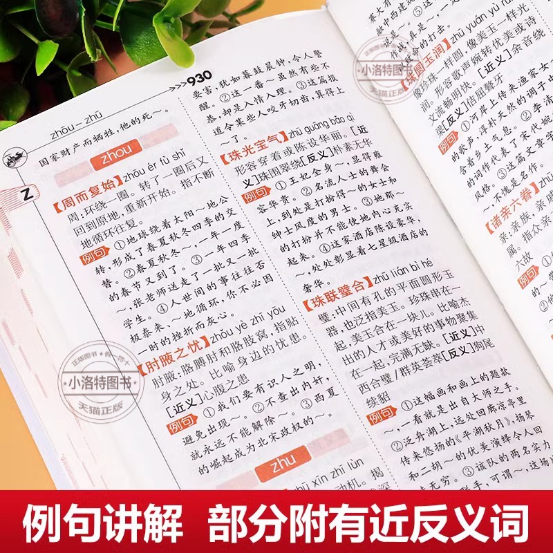 [官方正版 ]学生成语词典 加厚958页 [正版] 成语词典小学生人教版双色本词典2024初高中生工具书课标多功能现代汉高清大图