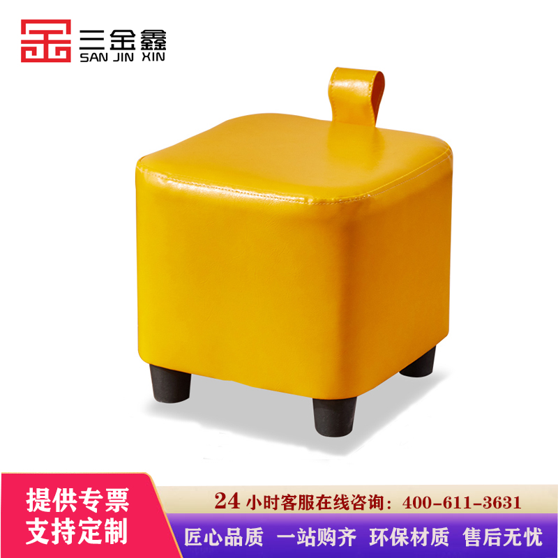 三金鑫轻奢换鞋凳玄关小凳子家用创意手提小板凳可爱矮凳客厅网红方脚凳可叠放高清大图
