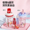 格沵吸管杯可乐联名款随手杯女生高颜值水杯便携杯子2025新款咖啡杯潮酷双饮水杯GE-CK25SS-S90