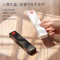 绿彩虹光中性笔旋转出芯创意黑笔速干签字笔书源ins风简约黑白笔