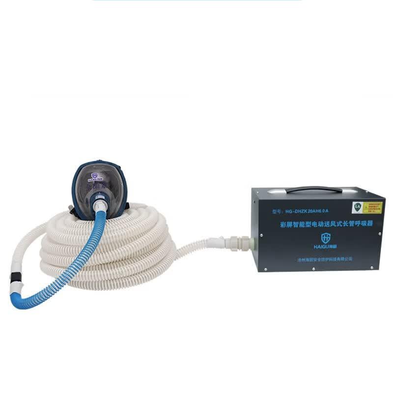 海固 HGDHZK12AH3.0A 1到4人电动送风式长管呼吸器标配20米管 3人套装高清大图