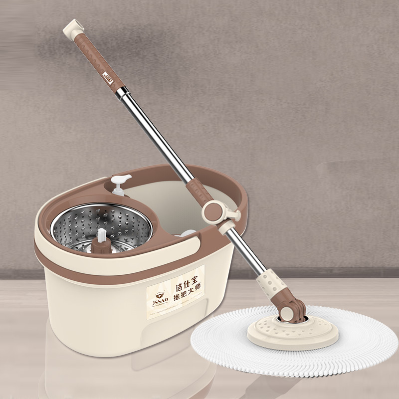 洁仕宝 js-226a 碧玉珠双驱动甩水拖把 手压拖布桶墩布 家用好神拖把