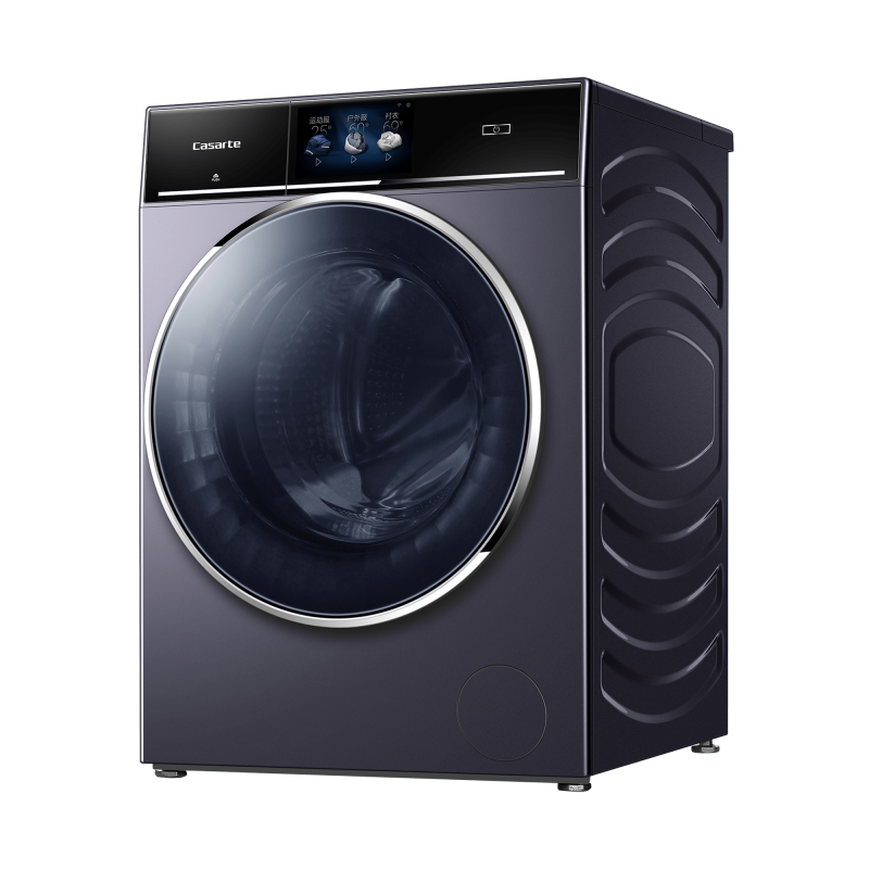 c1d12p3lu1卡萨帝casarte12公斤滚筒洗衣机斐雪派克直驱变频晶钻紫