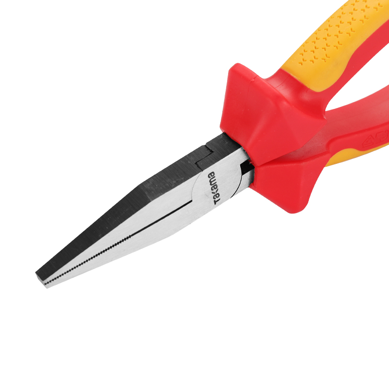 高松 takama VDE双色绝缘耐压扁嘴钳172mm*6" v108217 VDE双色绝缘耐压扁嘴钳172mm*6