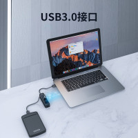 Orico/奥睿科usb3.0条纹扩展器转换器接头分线器一拖四电脑插口拓展坞外置usp转接口转接线多头笔记本电源hub