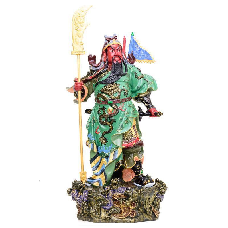 美帮汇九龙关公 武关公像摆件 关二爷神像供奉铜大厅