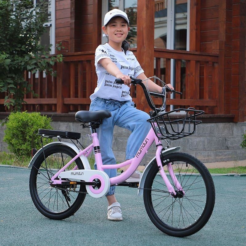 儿童自行车8岁10到15岁男女轻便单车带辅轮18 20 22 24寸高清大图