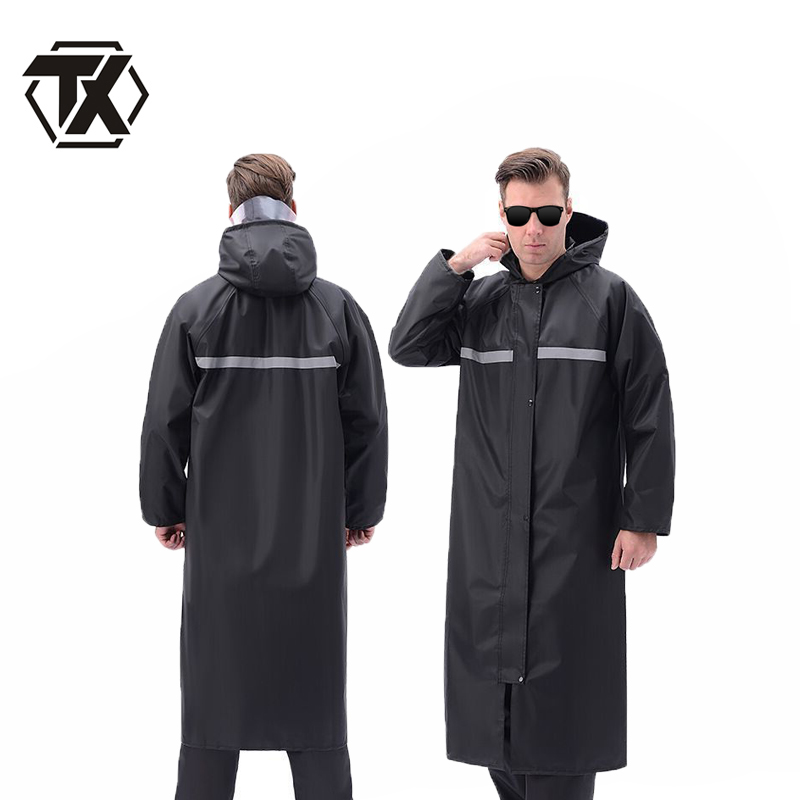 铁迅长款雨衣加大加厚 I129 套高清大图