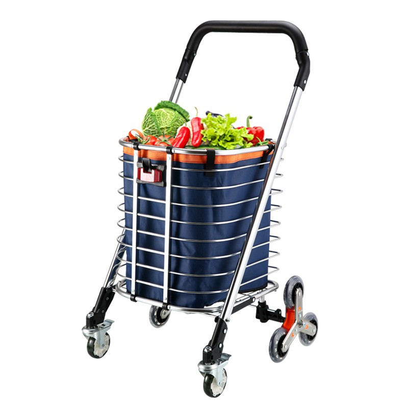 大号买菜车小拉车家用购物车折叠便携超市推车手拉拖车