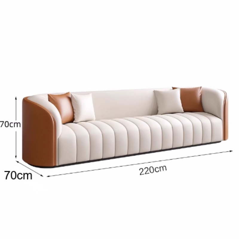 智叶舟沙发三人位220*70*70cm张高清大图