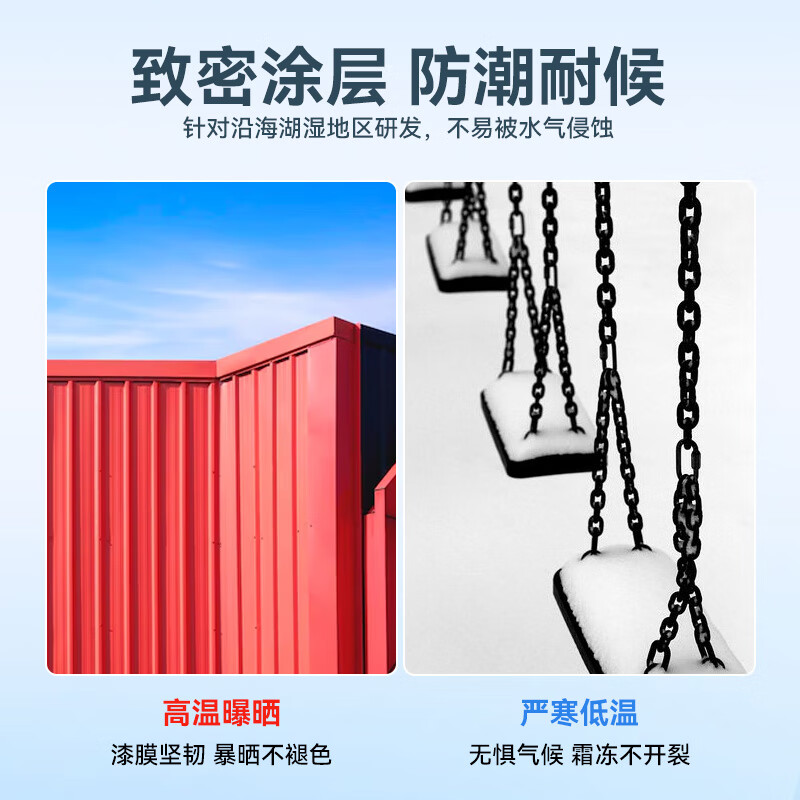 千居美防锈漆免除锈金属防腐彩钢瓦翻新专用漆免除锈打磨油漆高清大图