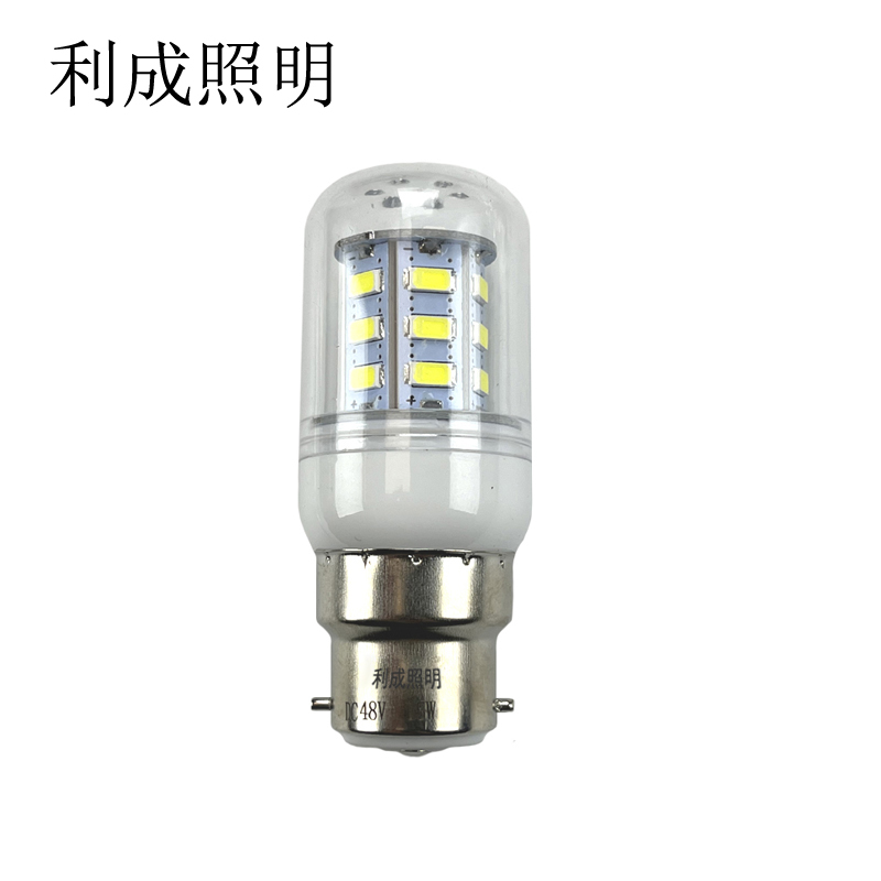 利成照明 双触点LED卡口灯泡 B22 48V 15W 暖光
