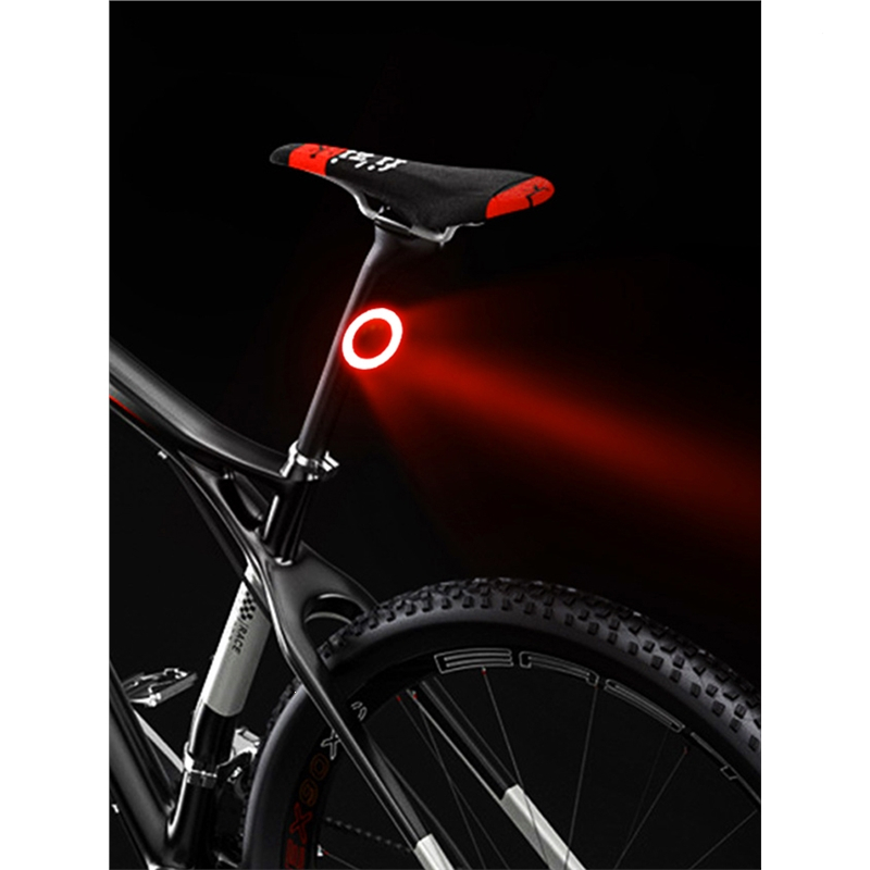 自行车灯尾灯充电夜骑灯山地车骑行灯闪电客警示装备配件单车公路车后
