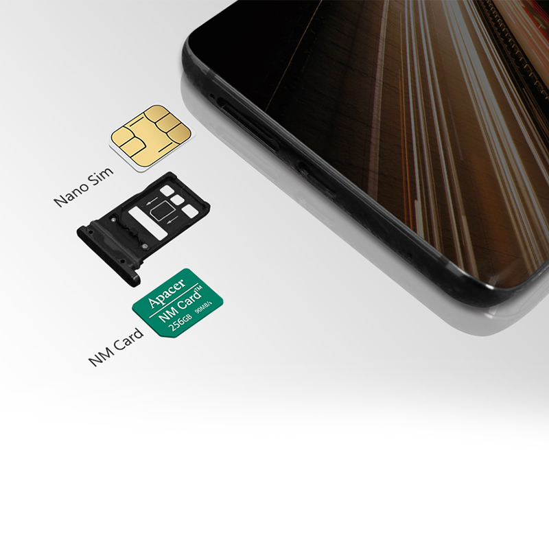 宇瞻(Apacer) NMcard 华为手机专用存储128GB 支持扩容P40P30 Mate30/20系列