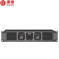 惠度（HuiDu）专业纯后级功放婚庆礼堂酒吧会议报告厅线阵音箱低音炮功放工程演出大功率放大器HD-450