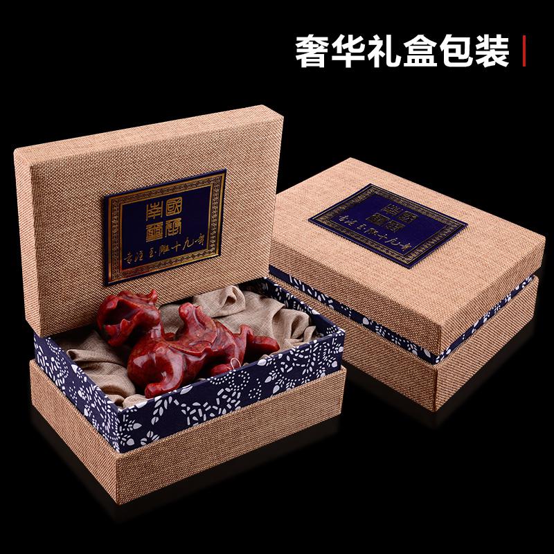 家柏饰(CORATED)岫玉摆件一对大号手工刻玉石别墅装饰品高清大图