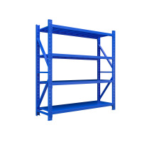 臻远 ZY-HJ-50 仓储货架仓库超市置物家用层架收纳架子 重型2000*600*2000四层主架 蓝色