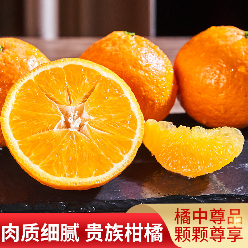 [五个农民]爱媛28号象山红美人柑橘富含维C净重5斤小果礼盒装(约15个) 应季水果 新鲜采摘 产地直发
