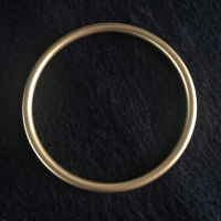 金一足金999古法传承阡陌哑光女士黄金手镯简约首饰送女友母亲节礼物(计价) ABE45228