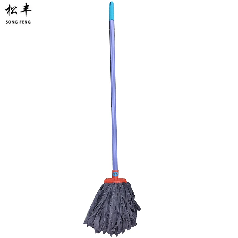 松丰 纯棉加大不掉毛拖把干湿两用拖布 TB-9 把高清大图