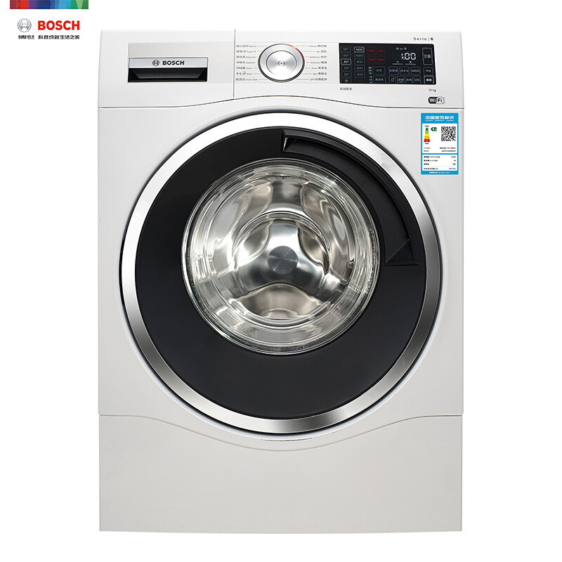 博世(BOSCH)WAU28560HW(白色) 大容量变频全自动滚筒洗衣机 除菌液洗 特渍洗 智能家居互联