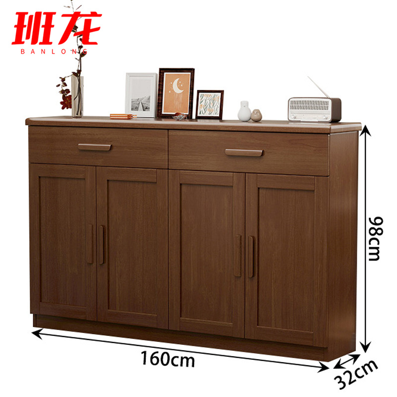 班龙鞋柜160*32*98cm四门台高清大图