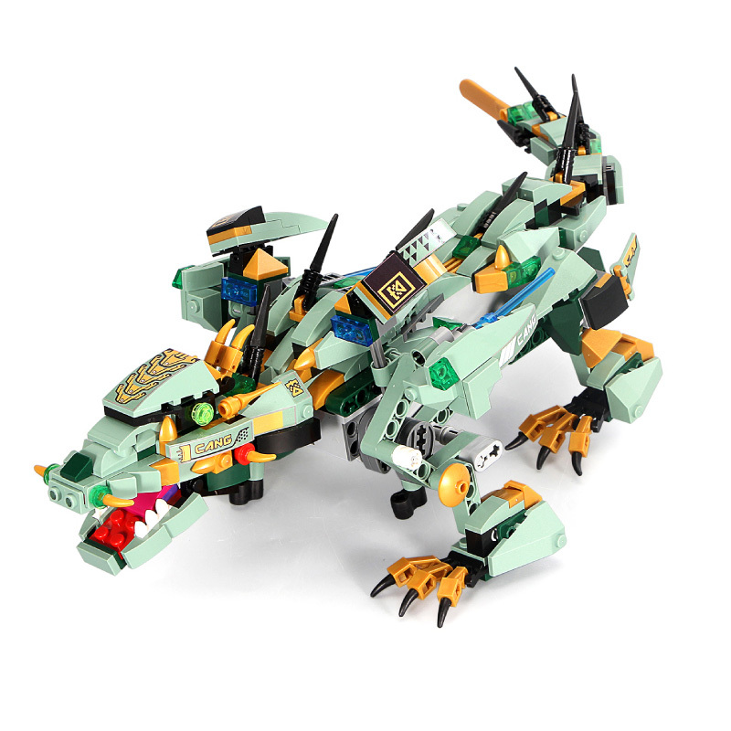 功夫机甲战龙遥控电动版【515颗粒】