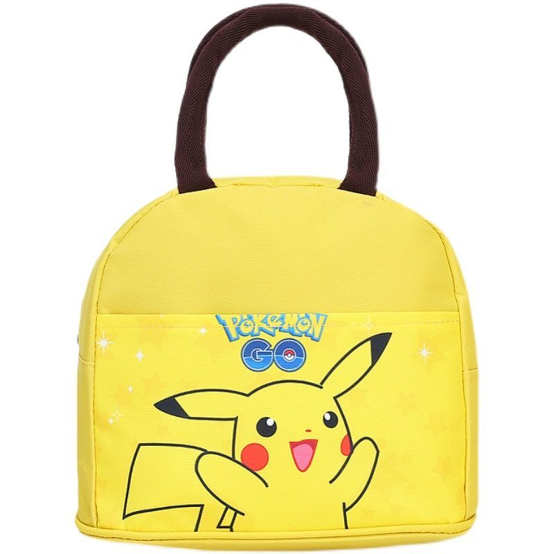 粉色兔子外拉款饭盒袋小学生防水加厚可爱卡通大号便当包午餐包手提袋