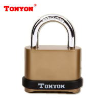 通用（TONYON）K25008密室逃脱专用 学生防盗挂锁 4轮密码挂锁 大门锁