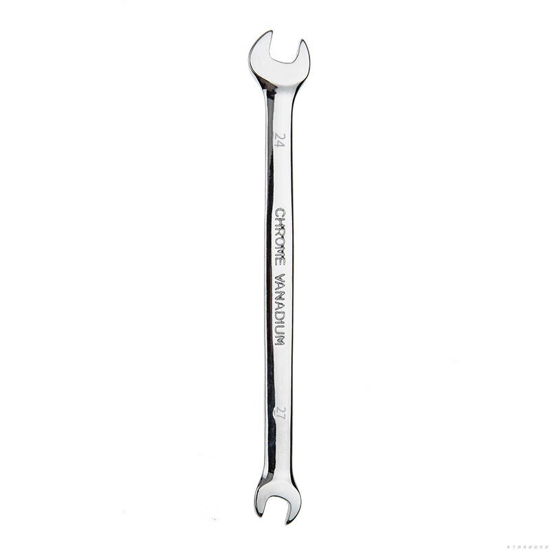 钢盾(SHEFFIELD) S018124 公制精抛光双开口扳手24×27mm【家用】