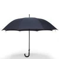红叶伞 加大自开雨伞男长柄伞易甩干加大商务伞直柄晴雨伞直杆威风祥麟伞黑色