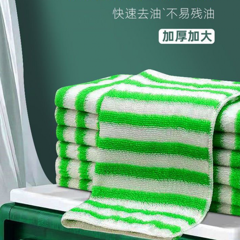 优品尚竹UPZO彩虹竹纤维洗碗巾四条装XWJ-04高清大图