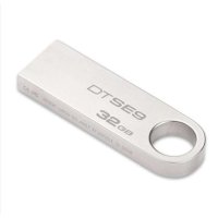 金士顿(Kingston)DTSE9 32GB 金属U盘 银色 个性LOGO定制 32g迷你 企业礼品u盘 姓氏图腾定制