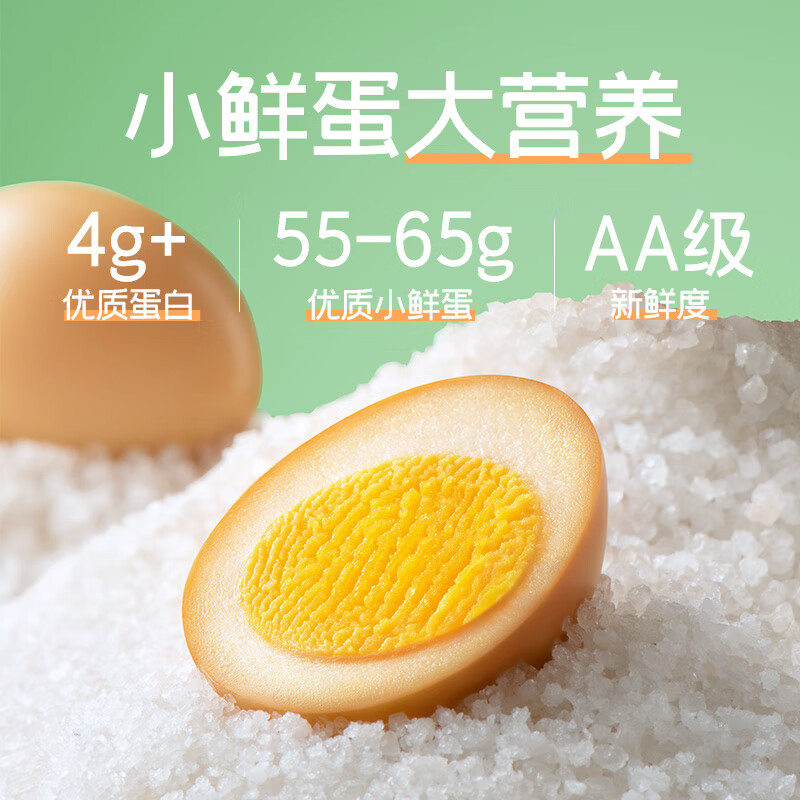 无穷盐焗鸡蛋卤蛋泡面搭档经典休闲零食100g*2袋(8小包)高清大图