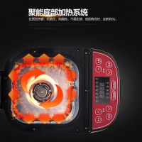 澳柯玛（AUCMA）馒头面包机二合一AMB-511 预约双层内胆一键操作 家用馒头机自动和面发酵烘烤搅 0.9kg