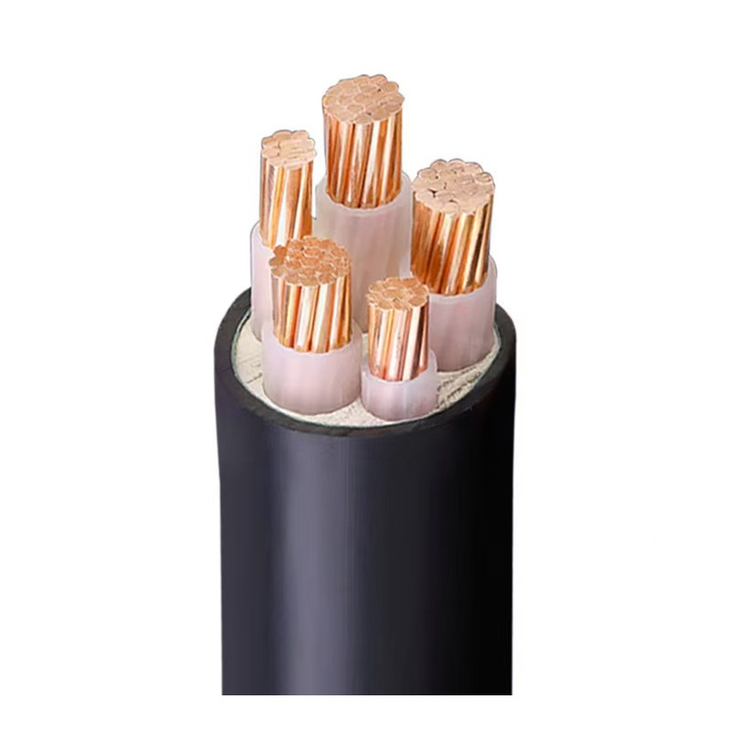 绵缆 铜芯聚氯乙烯绝缘电缆 YJV22-0.6/1kV-5*185 米高清大图
