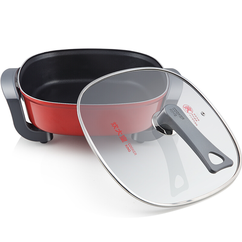 炊大皇电火锅30cm家用小火锅不粘锅易清洗电热锅高清大图
