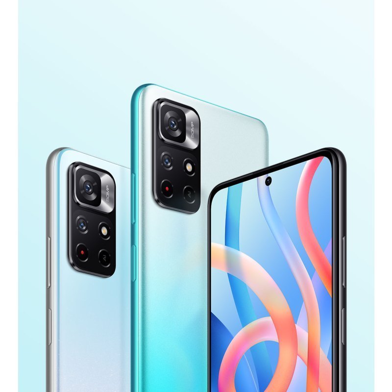 [原封]小米Redmi Note11 8GB+256GB 微光晴蓝 全网5G 天玑810 6.6英寸FHD+高清屏 5000mAh大电量智能手机 红米note11