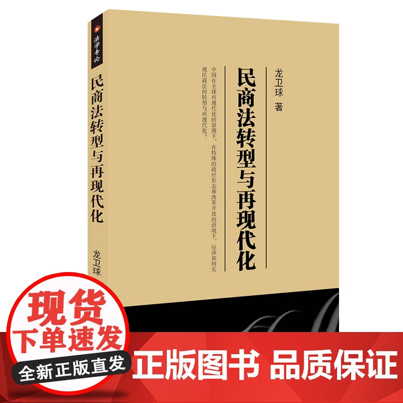 正版 民商法转型与再现代化 龙卫球 著 关于民法典的历史解释和理论解释 北京大学出版社高清大图