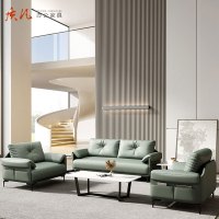 质凡现代简约办公沙发商务会客洽谈沙发 三人位(乳胶款)