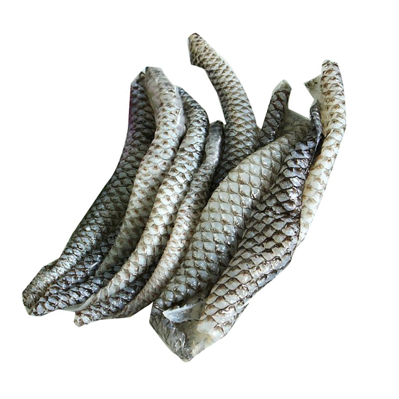 生鲜鱼皮新鲜大号黑鱼皮15kg微湖水产冰鲜去鳞生鱼皮餐饮特色凉菜食材