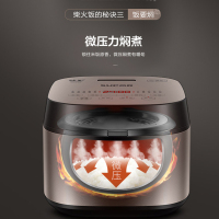 苏泊尔智能电饭煲 球釜电饭煲家用电饭锅 柴火饭煲 24小时预约定时 全面屏触控操作 SF40FC77(4升)
