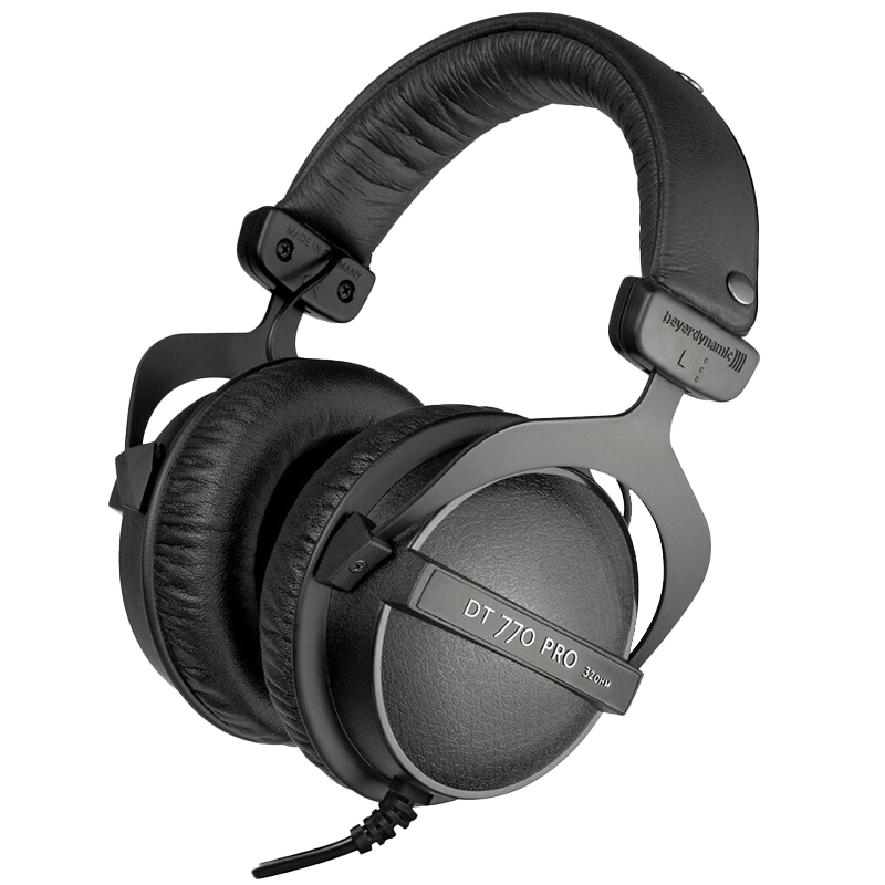拜亚动力/拜雅 (beyerdynamic) DT770 PRO 头戴式专业录音封闭式监听耳机 32欧低阻版耳机