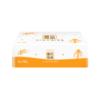 清风 抽纸原木纯品[3层110抽24包整箱] 生活日用餐巾纸擦手纸