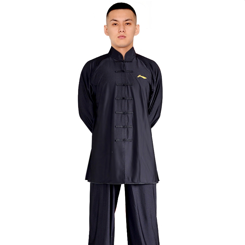 李宁lining太极服男女新款武术服装太极拳练功服表演服训练服视频