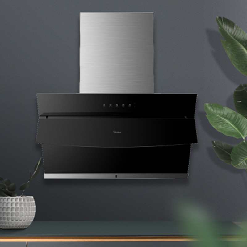 美的mideab66抽油烟机家用挥手感应自动清洗侧吸式大吸力厨房近吸烟机