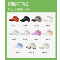 蕉下 女士 空顶 防晒帽 UL56924 漫暮黑