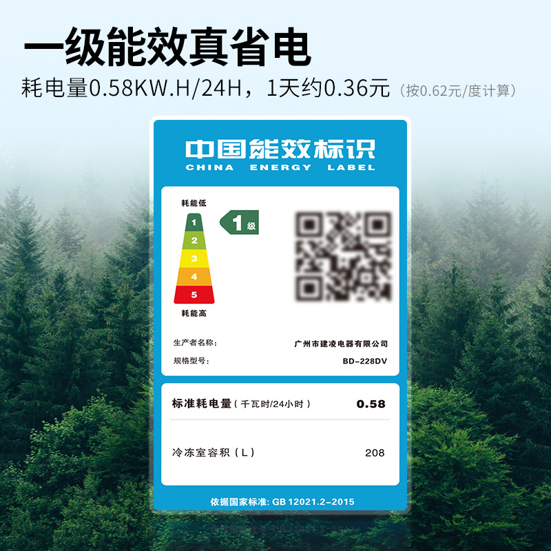suiling/穗凌零下30度低温冰柜电脑控温家商两用容量冷柜BD-228DV